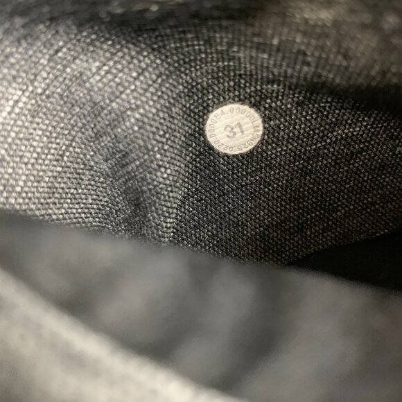 Lululemon Mens 31 Gray Heathered Chino ABC Pant Skinny Tech Canvas Tapered 31x34 - Picture 10 of 10